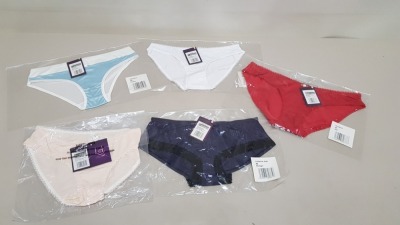 50 X BRAND NEW LORNA DREW LINGERIE BRIEFS IN VARIOUS STYLES AND SIZES IE ASTRID BRIEFS, AMY BRIEFS AND ALEXA BRIEFS IN VARIOUS COLOURS AND SIZES