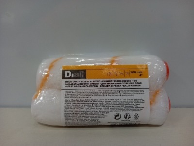 576 X BRAND NEW DIALL PACK OF 2 THICK COAT 100MM PAINT ROLLER HEADS. - IN 12 BOXES