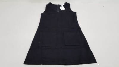 15 X BRAND NEW MISS SELFRIDGE BLACK DENIM BACK ZIPPED DRESS UK SIZE 10 ( TOTAL RRP £585.00)