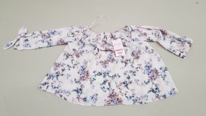 18 X BRAND NEW MISS SELFRIDGE PETITE FLOWER DETAILED PYJAMA BLOUSES UK SIZE 6 RRP (TOTAL RRP £504.00)