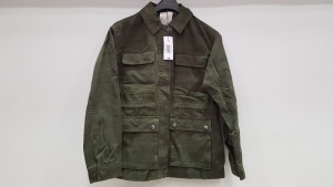 50 X BRAND NEW PAPAYA KHAKI CAMOFLAUGE BUTTONED OVERSHIRTS SIZE 12 (PICK LOOSE) (WITH SECURITY TAGS)