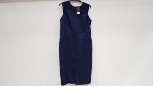 25 X BRAND NEW DOROTHY PERKINS NAVY OPEN BACK ZIP UP DRESSES IN SIZES 6, 8, 10, 12 AND 14 RRP £25 (TOTAL RRP £625.00) (PICK LOOSE)