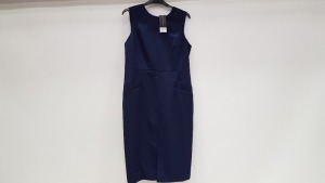 25 X BRAND NEW DOROTHY PERKINS NAVY OPEN BACK ZIP UP DRESSES IN SIZES 6, 8, 10, 12 AND 14 RRP £25 (TOTAL RRP £625.00) (PICK LOOSE)