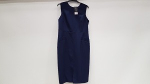 25 X BRAND NEW DOROTHY PERKINS NAVY OPEN BACK ZIP UP DRESSES IN SIZES 6, 8, 10, 12 AND 14 RRP £25 (TOTAL RRP £625.00) (PICK LOOSE)