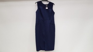 25 X BRAND NEW DOROTHY PERKINS NAVY OPEN BACK ZIP UP DRESSES IN SIZES 6, 8, 10, 12 AND 14 RRP £25 (TOTAL RRP £625.00) (PICK LOOSE)