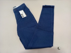 10 X BRAND NEW TOPSHOP JONI HIGH WAISTED SKINNY DENIM JEANS SIZE 4 RRP £36.00