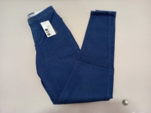 10 X BRAND NEW TOPSHOP JONI HIGH WAISTED SKINNY DENIM JEANS SIZE 4 RRP £36.00