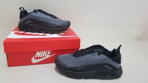 6 X BRAND NEW CHILDRENS BLACK AND GREY NIKE AIR MAX 2090S ITEM CODE - PPJFP PQXDH UK SIZE 12