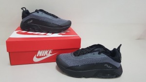 6 X BRAND NEW CHILDRENS BLACK AND GREY NIKE AIR MAX 2090S ITEM CODE - PPJFP PQXDG UK SIZE 11