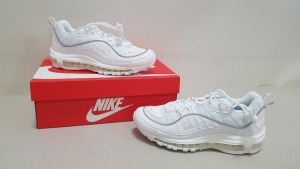 5 X BRAND NEW WOMENS WHITE NIKE AIR MAX 98S ITEM CODE - PAFCM PAUH9 UK SIZE 5