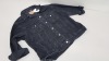 10 X BRAND NEW TOPSHOP BUTTONED DENIM JACKETS UK SIZE 10 RRP £45.00 (TOTAL RRP £450.00)