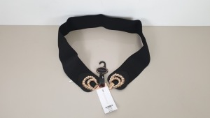 LARGE QUANTITY OF BRAND NEW DOROTHY PERKINS BLACK WAISTED BELT RRP. £10 . PP