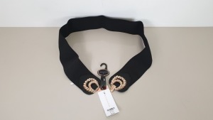 LARGE QUANTITY OF BRAND NEW DOROTHY PERKINS BLACK WAISTED BELT RRP. £10 . PP