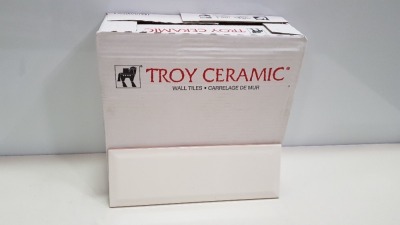 360 X BRAND NEW BOXED TROY CERAMIC WALL TILES (100 X 300 X 9MM) - IN 12 BOXES