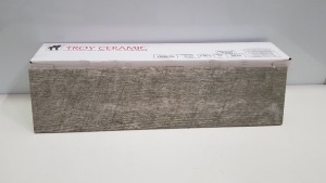 132 X BRAND NEW BOXED TROY CERAMIC GLAZED PORCELAIN CERAMIC TILE (150 X 600 X 9MM) (0.99M2) - IN 17 BOXES