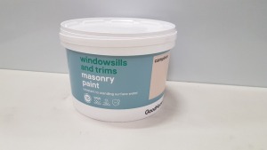 30 X BRAND NEW 2.5L GOODHOME WINDOWSILLS AND TRIMS MASONRY PAINT (CAMPINAS) - PICK LOOSE