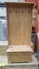 2 X BRAND NEW MOUNTROSE WAXED PINE HALLWAY UNIT - 1 BOXED AND 1 SAMPLE
