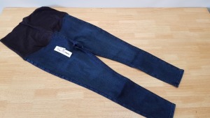 16 X BRAND NEW TOPSHOP HOLDING POWER SHAPES AND CONTOURS THE BODY MATERNITY JEANS UK SIZE 16 AND 10