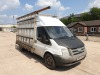 WHITE FORD TRANSIT 115 T350L RWD. ( DIESEL ) Reg : KW08 RSU Mileage : 135828 Details: WITH 1 KEY, NO V5, ENGINE SIZE: 2402CC, MOT UNTIL 04/01/2022, WITH GLASS CARRY FRAME & ROOF RACK - 2