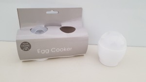 240 X BRAND NEW YOUR HOME SET OF 2 PLASTIC EGG COOKERS IN 10 BOXES