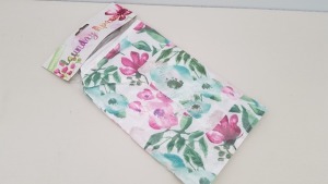 360 X BRAND NEW DESIGNER LAUNDRY APRON WITH FLOWER DETAIL IN 15 BOXES