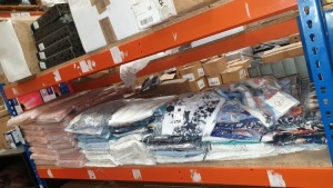 FULL BAY CONTAINING LARGE QUANTITY OF CLOTHING I.E PIA ROSSINI RESORT WEAR IN VARIOUS STYLES AND