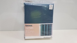 16 X BRAND NEW BOXED GOODHOME TAOWA CURTAIN (260 X 140 CM) - IN 2 BOXES