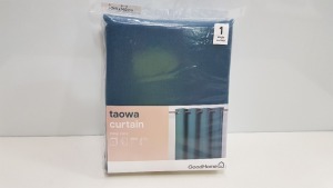 16 X BRAND NEW BOXED GOODHOME TAOWA CURTAIN (260 X 140 CM) - IN 2 BOXES