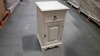 3 X BRAND NEW BOXED HOME WORKS WOODEN BEDSIDE CABINETS - IN 3 BOXES