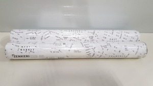 48 X BRAND NEW BOXED ROLLS OF ZENKERI TEXTURED WALLPAPER - IN 4 BOXES