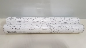 48 X BRAND NEW BOXED ROLLS OF ZENKERI TEXTURED WALLPAPER - IN 4 BOXES