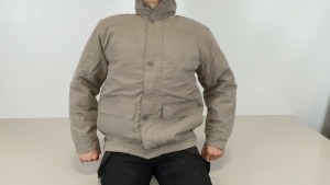 10 X BRAND NEW PREMIER MAN STONE COLOURED WINTER JACKETS