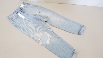 14 X BRAND NEW TOPSHOP MOM HIGH WAISTED TAPERED LEG JEANS UK SIZE 10 RRP £46.00 (TOTAL RRP £644.00)
