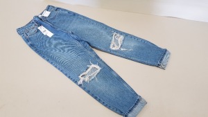10 X BRAND NEW TOPSHOP MOM PETITE JEANS UK SIZE 6 RRP £46.00 (TOTAL RRP £460.00)