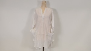 30 X BRAND NEW SEAFOLLY WHITE BEACH BASICS BEACH SHIRT SIZE XL