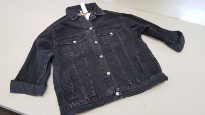 10 X BRAND NEW TOPSHOP DENIM BUTTONED JACKETS UK SIZE 8 RRP £45.00 (TOTAL RRP £450.00)