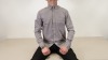12 X BRAND NEW TOPMAN GREY BUTTONED SHIRT SIZE XL RRP. £30.00 PP