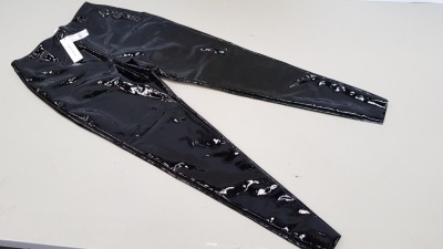 15 X BRAND NEW TOPSHOP LATEX PANTS UK SIZE 10 AND 6 (MAINLY SIZE 10) RRP £36.00 (TOTAL RRP £540.00)