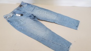 15 X BRAND NEW TOPSHOP IDOL JEANS UK SIZE 10 RRP £42.00 (TOTAL RRP £630.00)