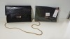 24 X BRAND NEW DOROTHY PERKINS ACCESSORIES BLACK BAGS - IN ONE BOX RRP £18.00 (TOTAL £432.00)