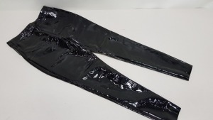 12 X BRAND NEW TOPSHOP LATEX PANTS UK SIZE 12 RRP £36.00 (TOTAL RRP £432.00)