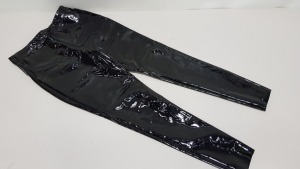 12 X BRAND NEW TOPSHOP LATEX PANTS UK SIZE 10 RRP £36.00 (TOTAL RRP £432.00)