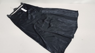 75 X BRAND NEW TOPSHOP BLACK LONG SKIRTS UK SIZE 12 AND 14