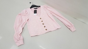 20 X BRAND NEW DOROTHY PERKINS PINK SUMMER CARDIGAN (SIZE UK 10) RRP £19.99 (TOTAL RRP £399.80)