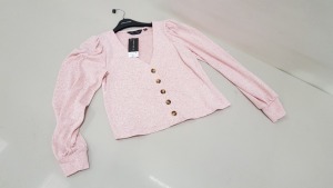 20 X BRAND NEW DOROTHY PERKINS PINK SUMMER CARDIGAN (SIZE UK 10 & 12) RRP £19.99 (TOTAL RRP £399.80)