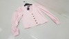20 X BRAND NEW DOROTHY PERKINS PINK SUMMER CARDIGAN (SIZE UK 14) RRP £19.99 (TOTAL RRP £399.80)