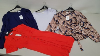 30 PIECE LOT CONTAINING VARIOUS BRAND NEW BRANDED HIGHSTREET CLOTHING IE VILA, REDHERRING, DOROTHY PERKINS ETC