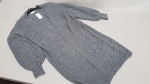 14 X BRAND NEW BOXED PAPAYA / WOMEN LONG GREY OPEN FLEECE IN SIZE XL. RRP £18.00 (TOTAL RRP £252.00