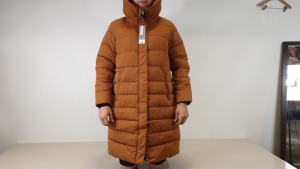 8 X BRAND NEW GEORGE BROWN COLOURED WINTER COATS IN SIZE LARGE RRP £40.00pp