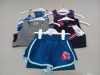 50 PIECE MIXED GYM/ SWIMIMING CLOTHING LOT CONTAINING VARIOUS GYM / SWIMMING TOPS IN VARIOUS COLOURS AND SIZES